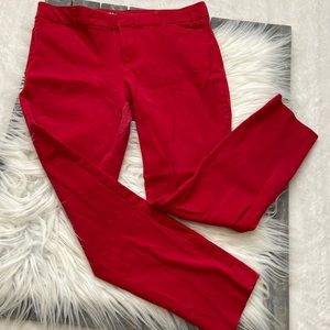 Old Navy red Pixie pant size 10